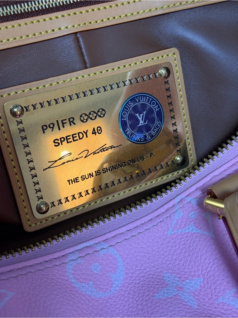 Louis Vuitton soft pink